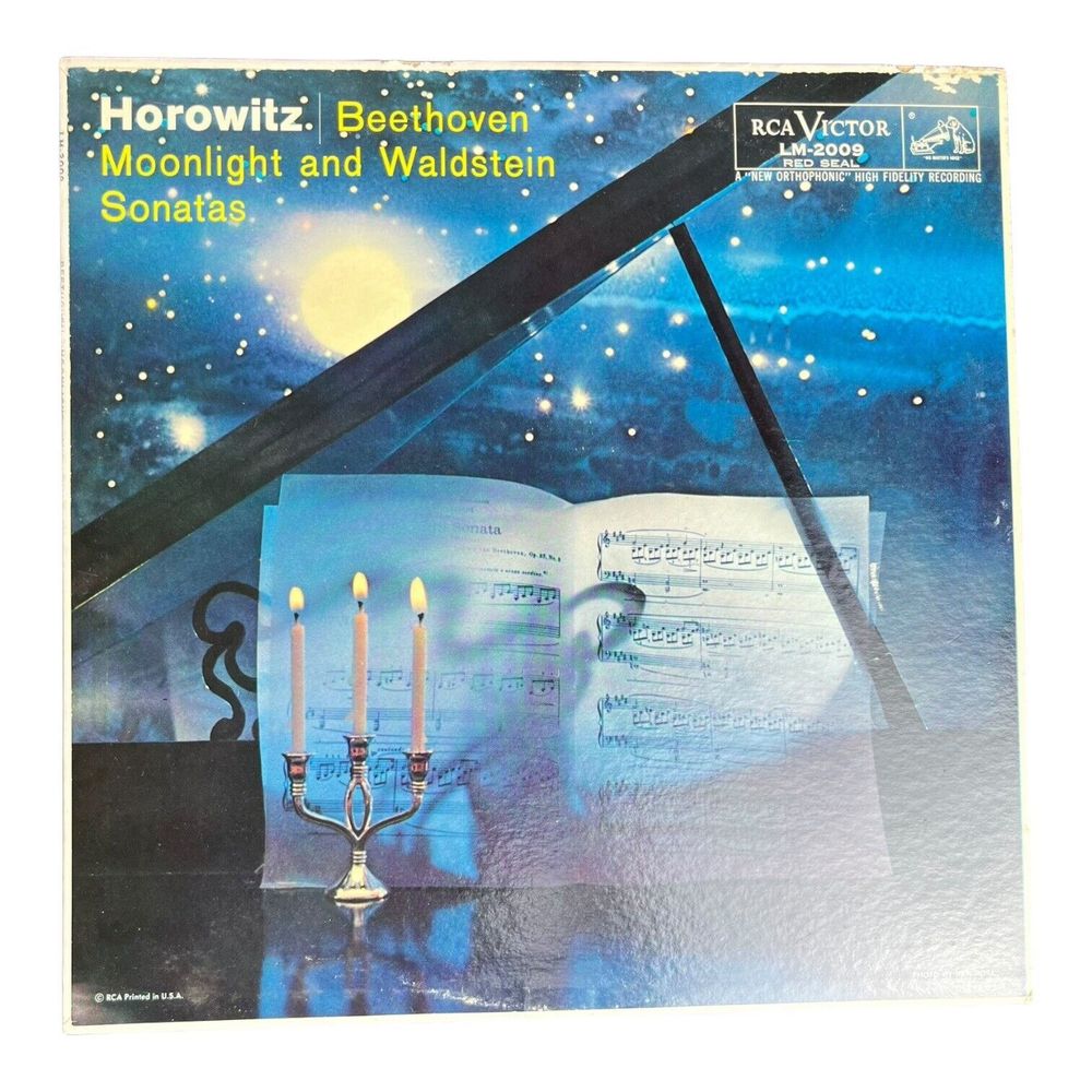 Beethoven: Moonlight Waldstein Sonatas Horowitz LM-2009 RCA G2RP-2442
